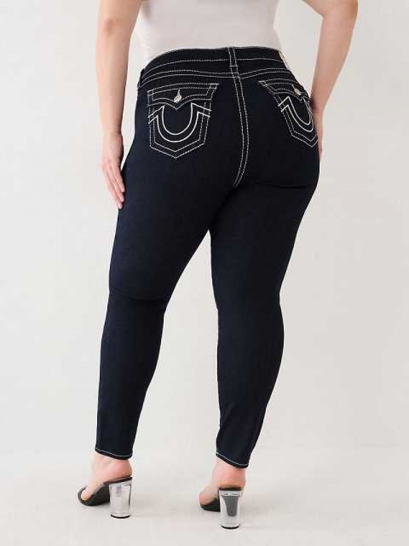 Jeans Skinny True Religion Plus Jennie Lurex High Rise Mujer Body Rinse | Colombia-TCAVURK69