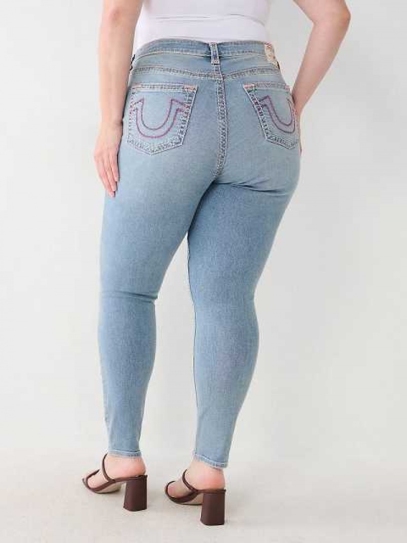 Jeans Skinny True Religion Plus Jennie Mujer Azules | Colombia-JBSTNCY34