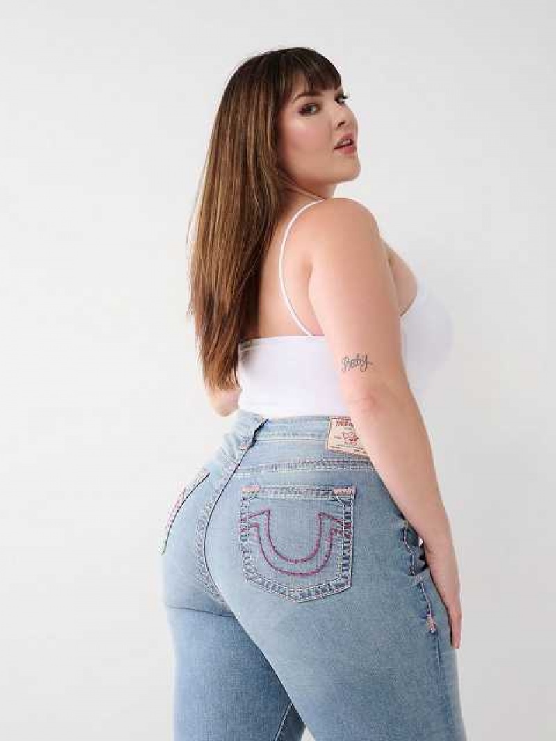 Jeans Skinny True Religion Plus Jennie Mujer Azules | Colombia-JBSTNCY34