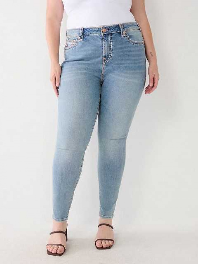 Jeans Skinny True Religion Plus Jennie Mujer Azules | Colombia-JBSTNCY34