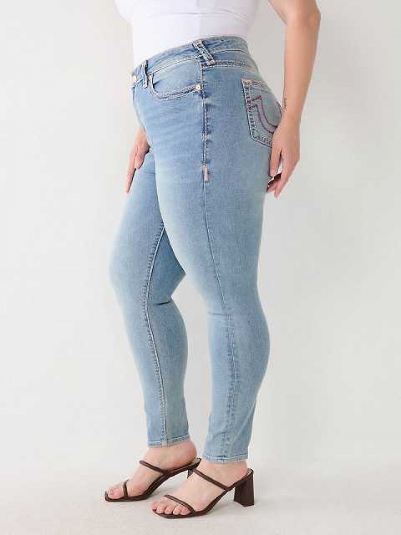 Jeans Skinny True Religion Plus Jennie Mujer Azules | Colombia-JBSTNCY34