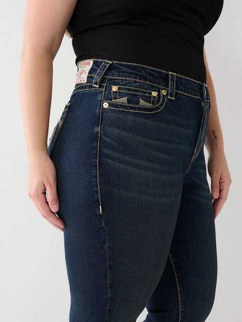 Jeans Skinny True Religion Plus Jennie Mid Rise Curvy Mujer Aizome | Colombia-XEAVQFO21