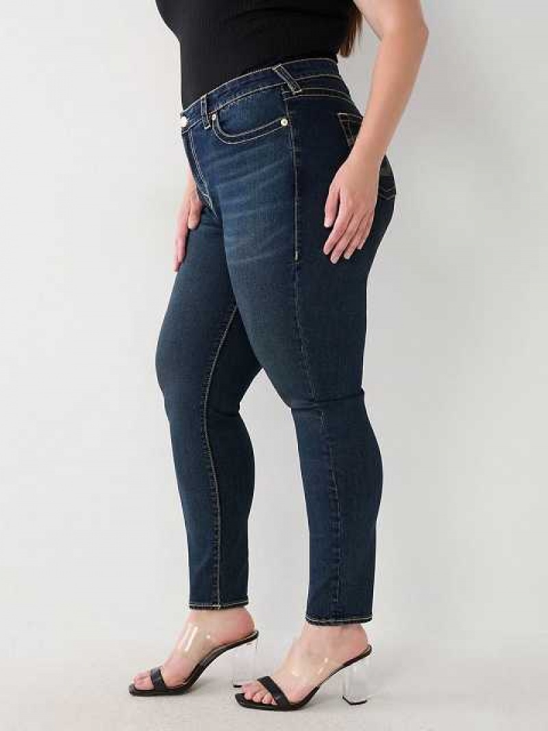 Jeans Skinny True Religion Plus Jennie Mid Rise Curvy Mujer Aizome | Colombia-XEAVQFO21