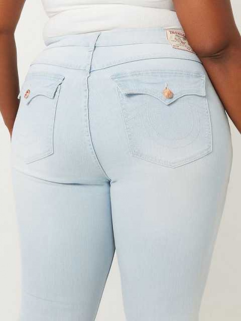 Jeans Skinny True Religion Plus Jennie Mid Rise Curvy Mujer Azules Claro | Colombia-ROMQULA82