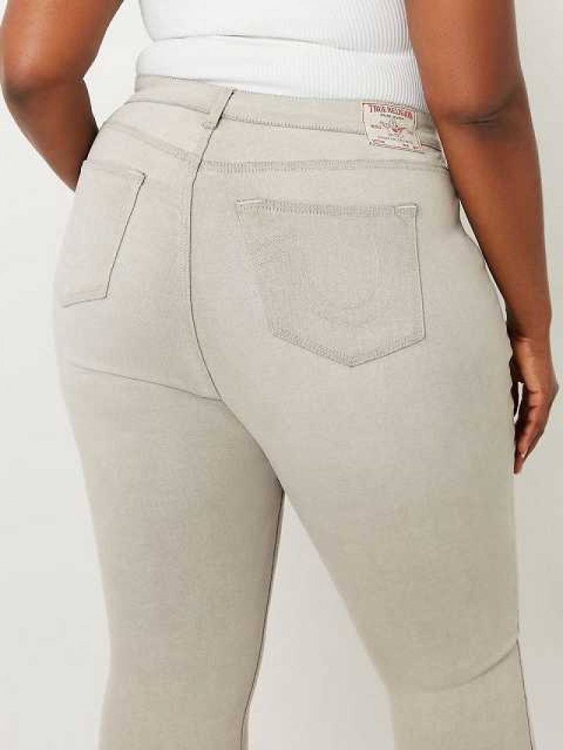 Jeans Skinny True Religion Plus Jennie Mid Rise Mujer Gris | Colombia-ETWVRPO80