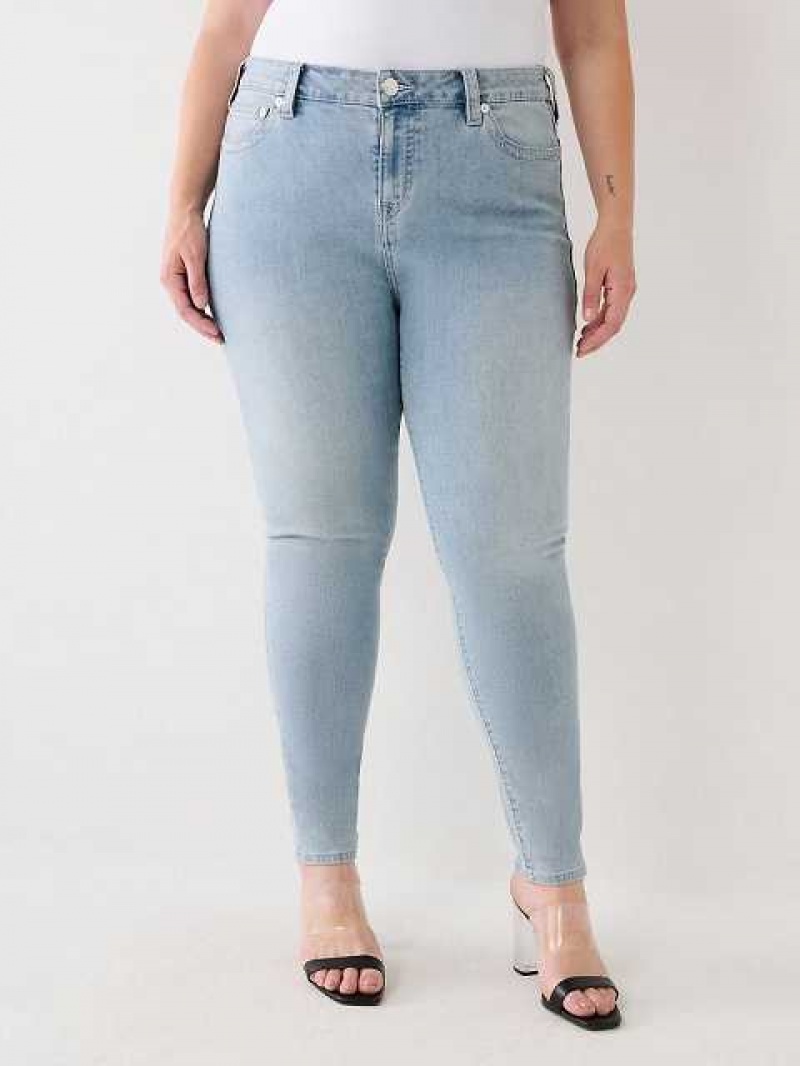 Jeans Skinny True Religion Plus Jennie Mid Rise Curvy Mujer Azules | Colombia-TPLXSMI48