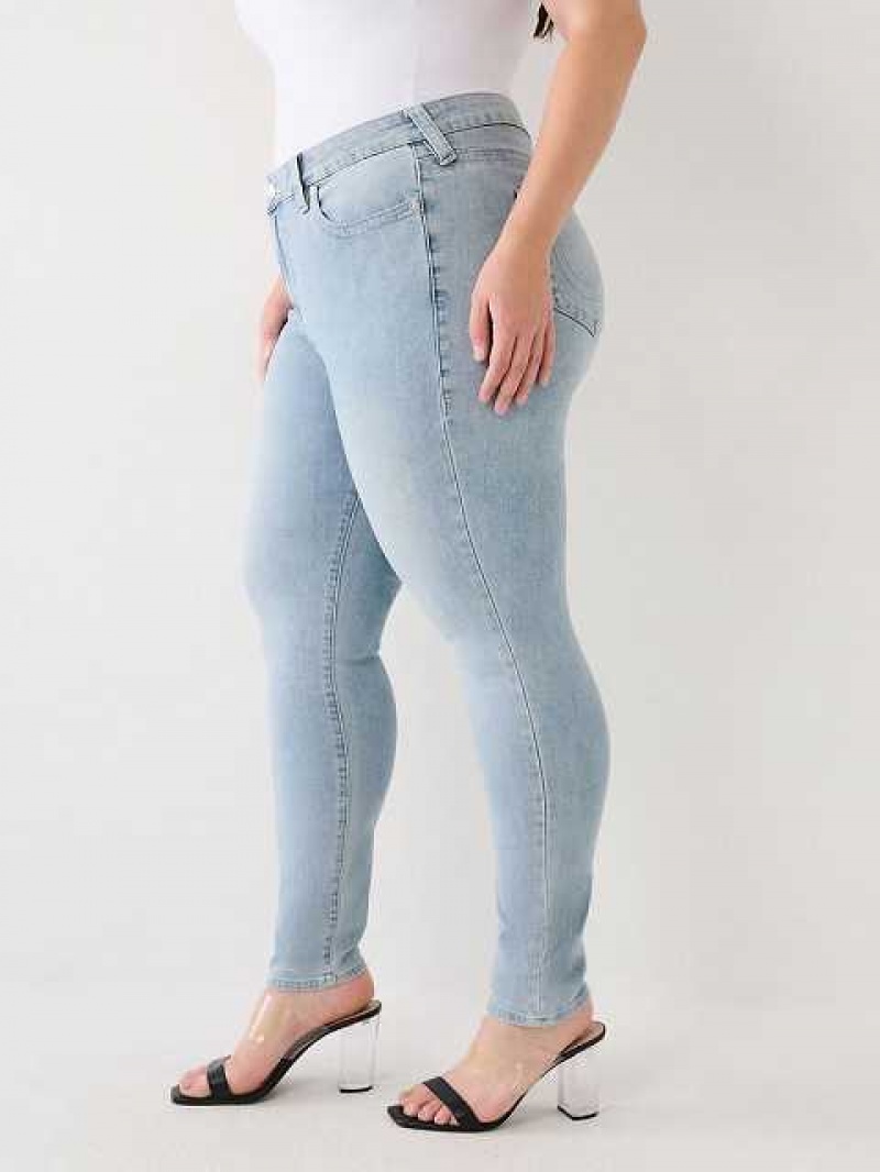 Jeans Skinny True Religion Plus Jennie Mid Rise Curvy Mujer Azules | Colombia-TPLXSMI48