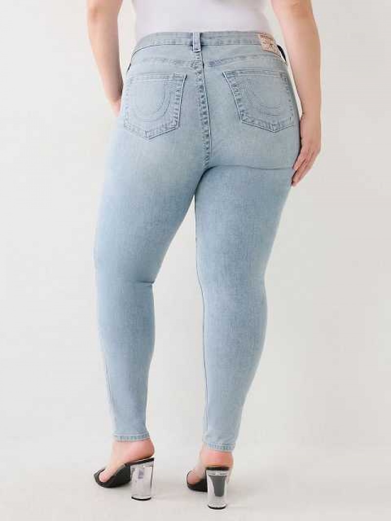 Jeans Skinny True Religion Plus Jennie Mid Rise Curvy Mujer Azules | Colombia-TPLXSMI48