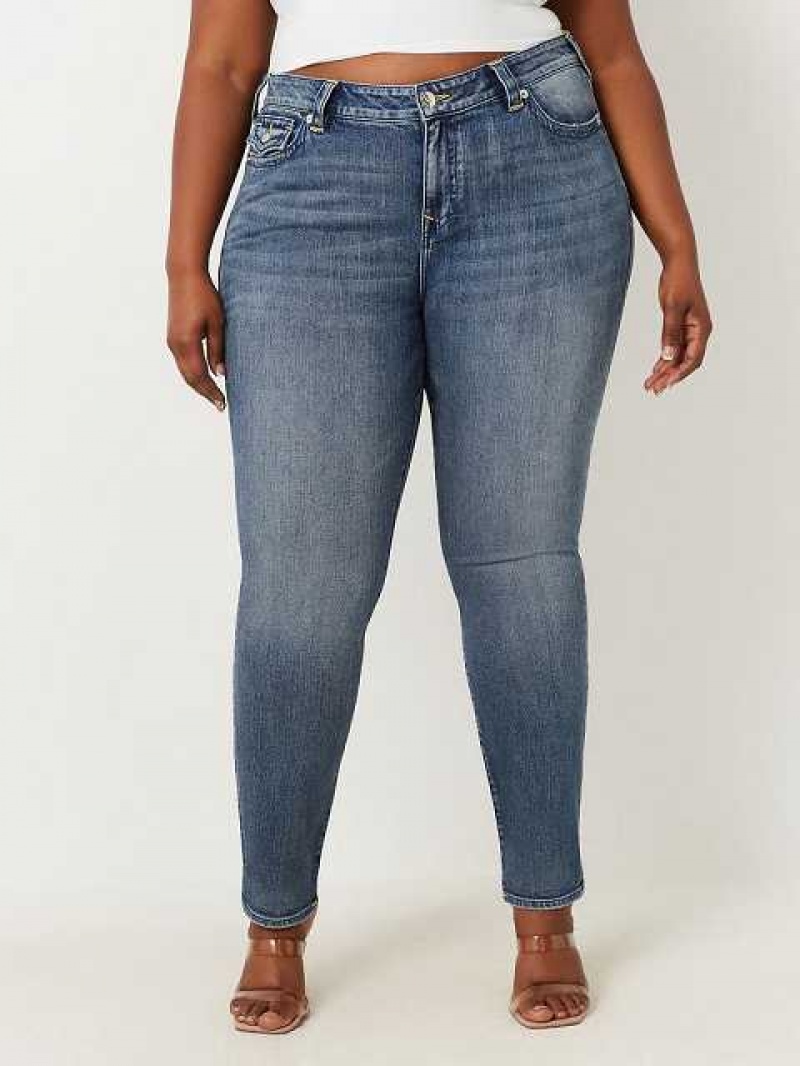 Jeans Skinny True Religion Plus Stella Low Rise Mujer Naranjas | Colombia-RTSOHUG57