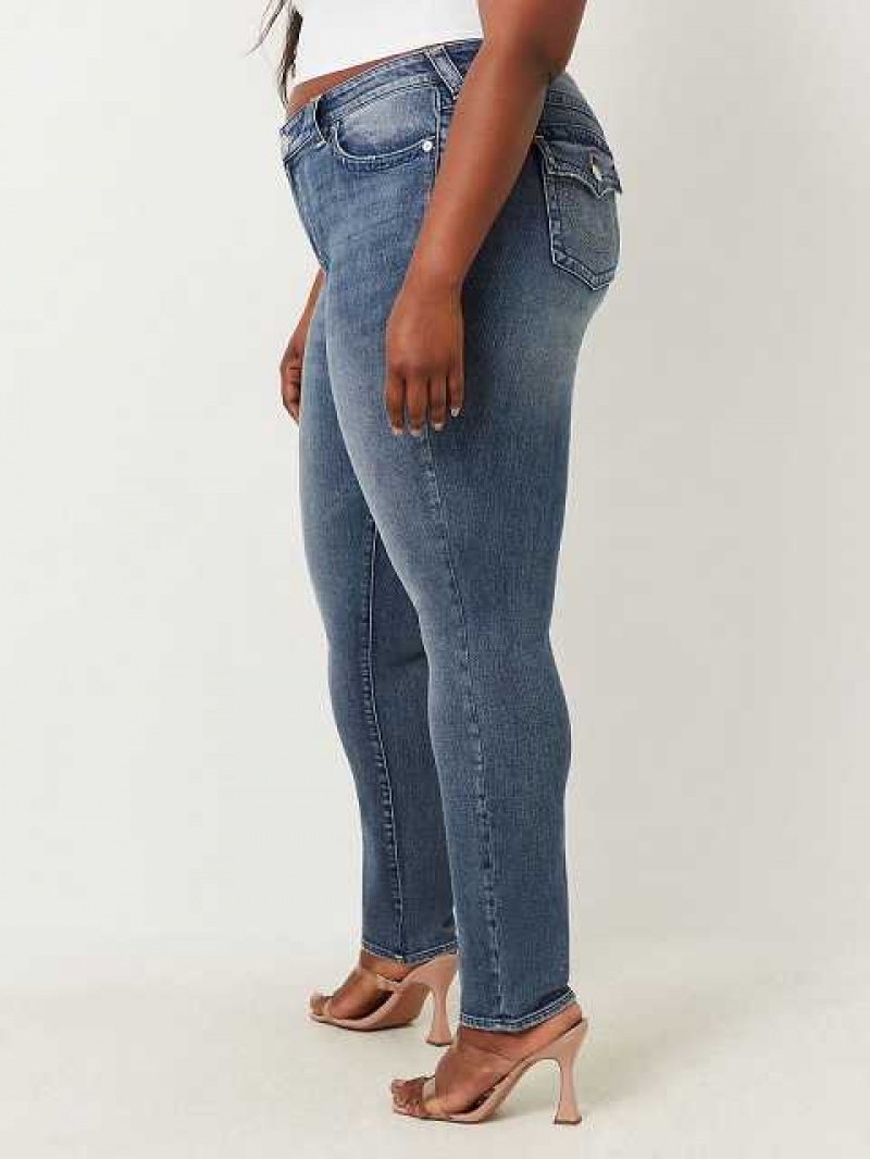 Jeans Skinny True Religion Plus Stella Low Rise Mujer Naranjas | Colombia-RTSOHUG57