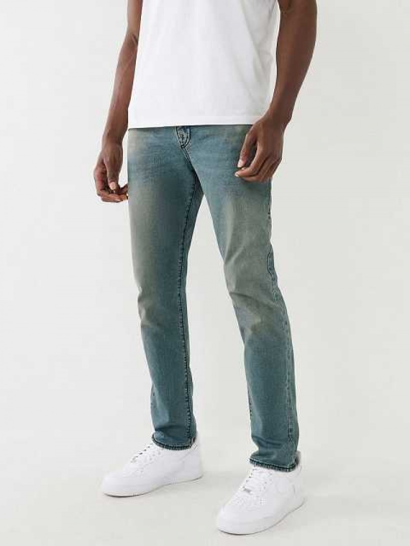 Jeans Skinny True Religion Rocco Big T Flap 32” Hombre Azules | Colombia-ORBKCVA10