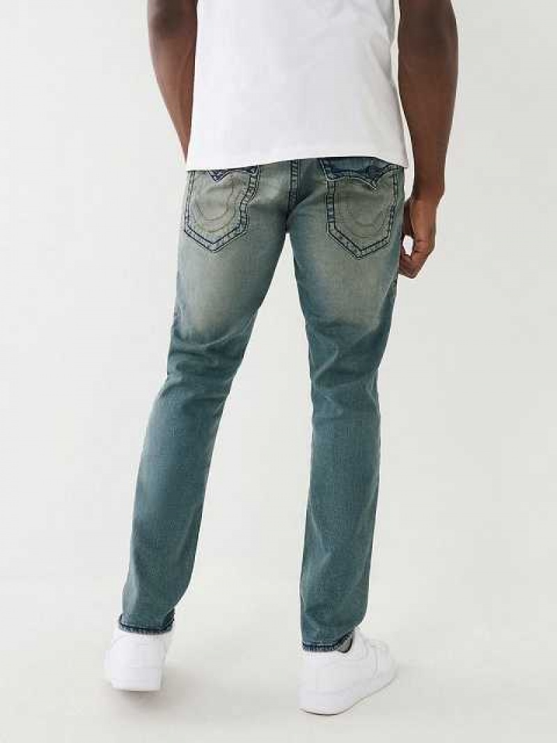 Jeans Skinny True Religion Rocco Big T Flap 32” Hombre Azules | Colombia-ORBKCVA10