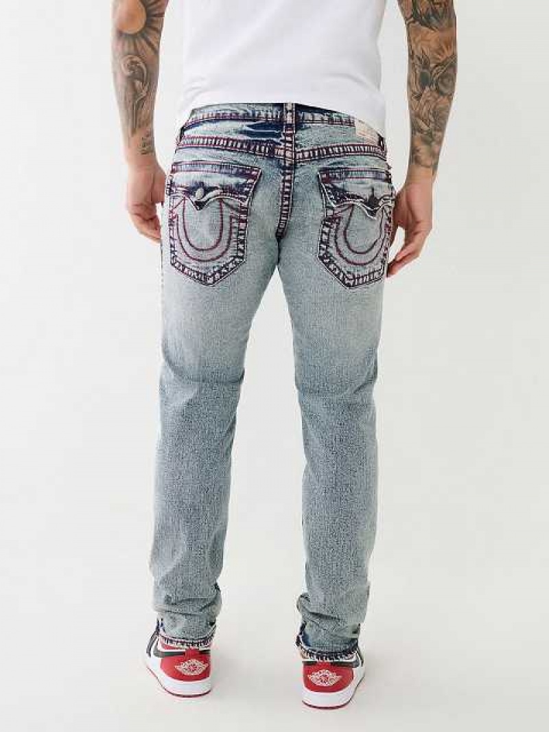 Jeans Skinny True Religion Rocco Big T Stitch Hombre Azules Claro | Colombia-ORJMXGB23