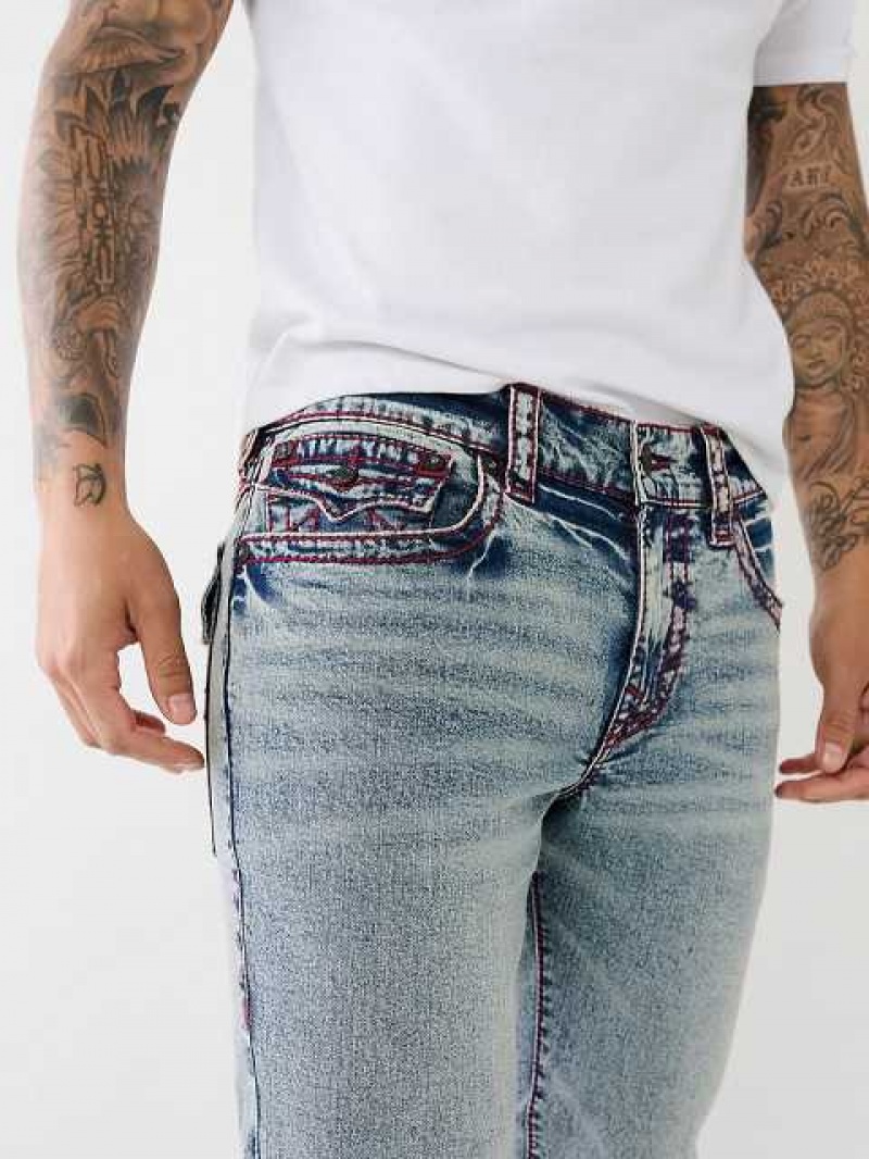 Jeans Skinny True Religion Rocco Big T Stitch Hombre Azules Claro | Colombia-ORJMXGB23