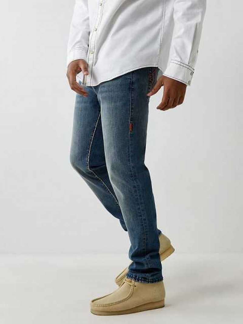 Jeans Skinny True Religion Rocco Hombre Azules Oscuro | Colombia-XCTHEWS38