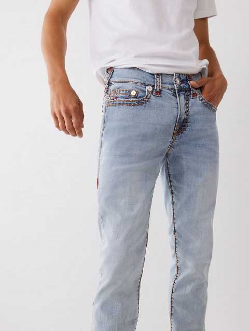 Jeans Skinny True Religion Rocco Hombre Azules Claro | Colombia-HFKDTBE75