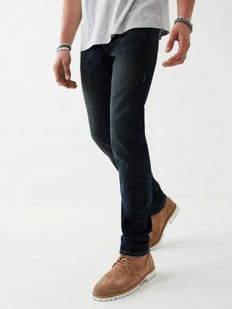 Jeans Skinny True Religion Rocco Hombre Negras | Colombia-BRZLNTO24