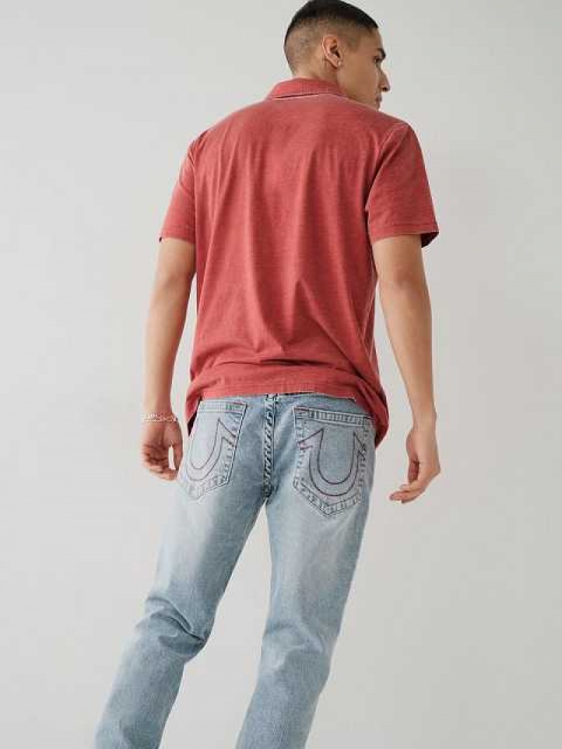 Jeans Skinny True Religion Rocco Hombre Azules Claro | Colombia-HQWEISO70