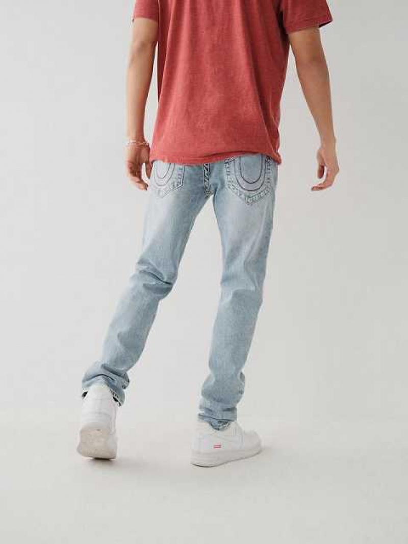 Jeans Skinny True Religion Rocco Hombre Azules Claro | Colombia-HQWEISO70