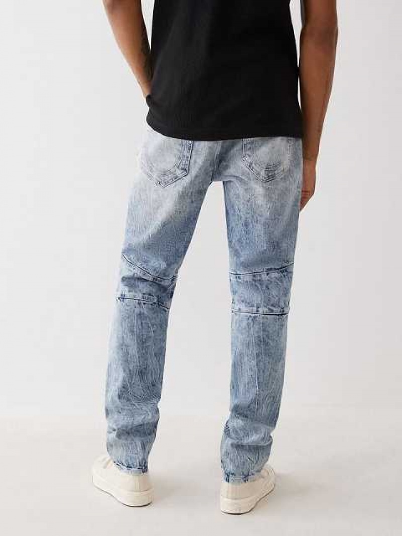 Jeans Skinny True Religion Rocco Moto Renegade Hombre Azules | Colombia-DWJMHFI47