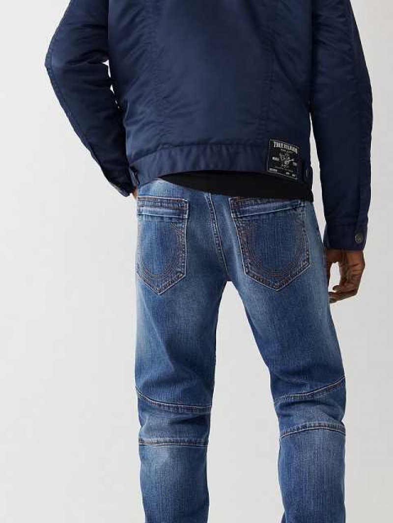 Jeans Skinny True Religion Rocco Moto Renegade Hombre Azules | Colombia-GFDPJUA50