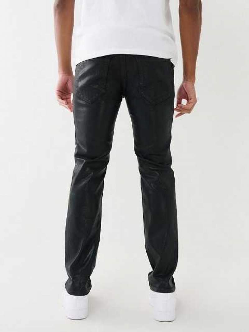 Jeans Skinny True Religion Rocco Single Needle Coated Jean 32in Hombre Negras | Colombia-RUOTIYP50