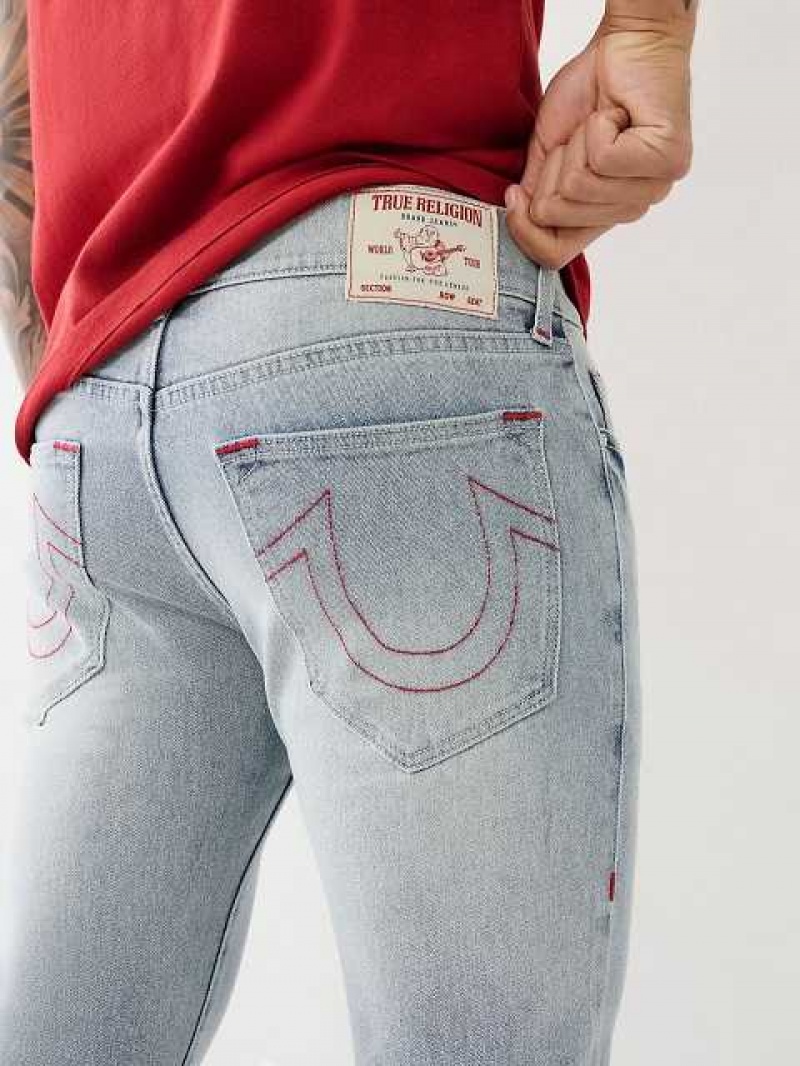 Jeans Skinny True Religion Rocco Single Needle Hombre Azules Claro | Colombia-UJMBCND34