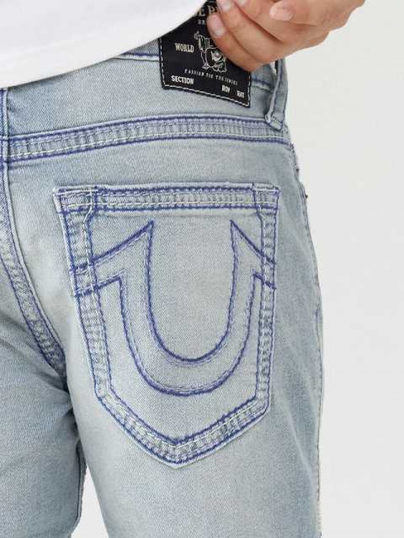 Jeans Skinny True Religion Rocco Super Q Stitch Hombre Azules Claro | Colombia-MCIZRFG36