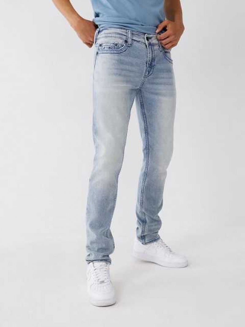 Jeans Skinny True Religion Rocco Super Q Stitch Hombre Azules Claro | Colombia-KFZPQBI84