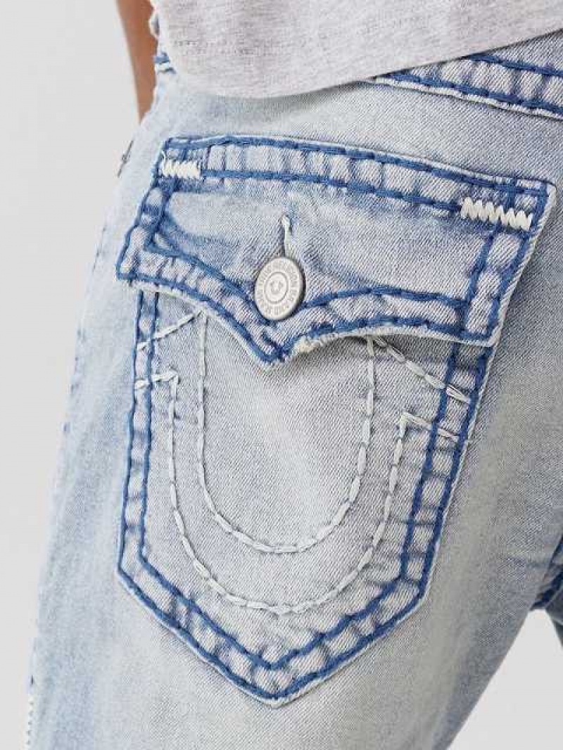 Jeans Skinny True Religion Rocco Super T Stitch Hombre Azules Claro | Colombia-AVRJBSF98