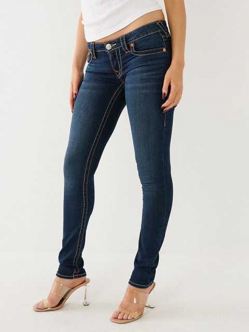 Jeans Skinny True Religion Stella Big T Low Rise Mujer Azules | Colombia-SJMTKLX27