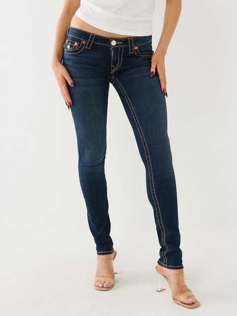 Jeans Skinny True Religion Stella Big T Low Rise Mujer Azules | Colombia-SJMTKLX27