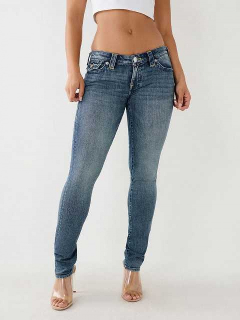 Jeans Skinny True Religion Stella Low Rise Flap Mujer Naranjas | Colombia-ULECXPQ87