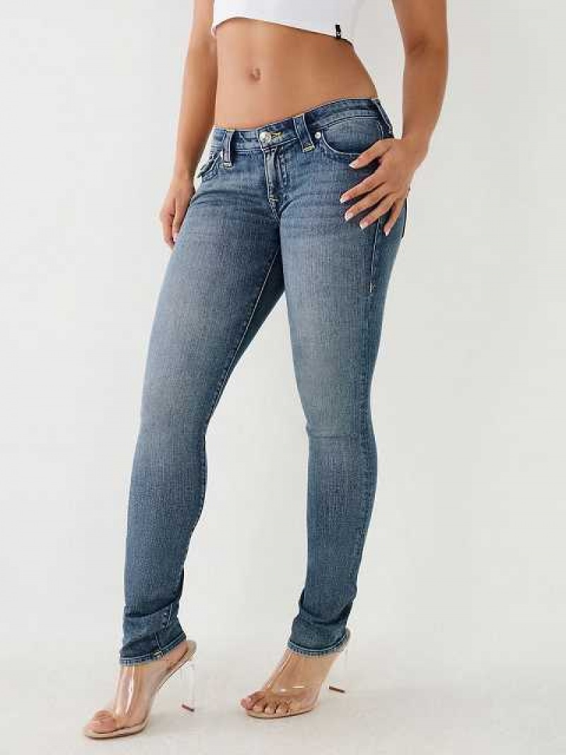 Jeans Skinny True Religion Stella Low Rise Flap Mujer Naranjas | Colombia-ULECXPQ87