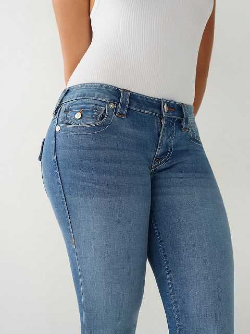 Jeans Skinny True Religion Stella Low Rise Mujer Azules | Colombia-MFCHDIT26