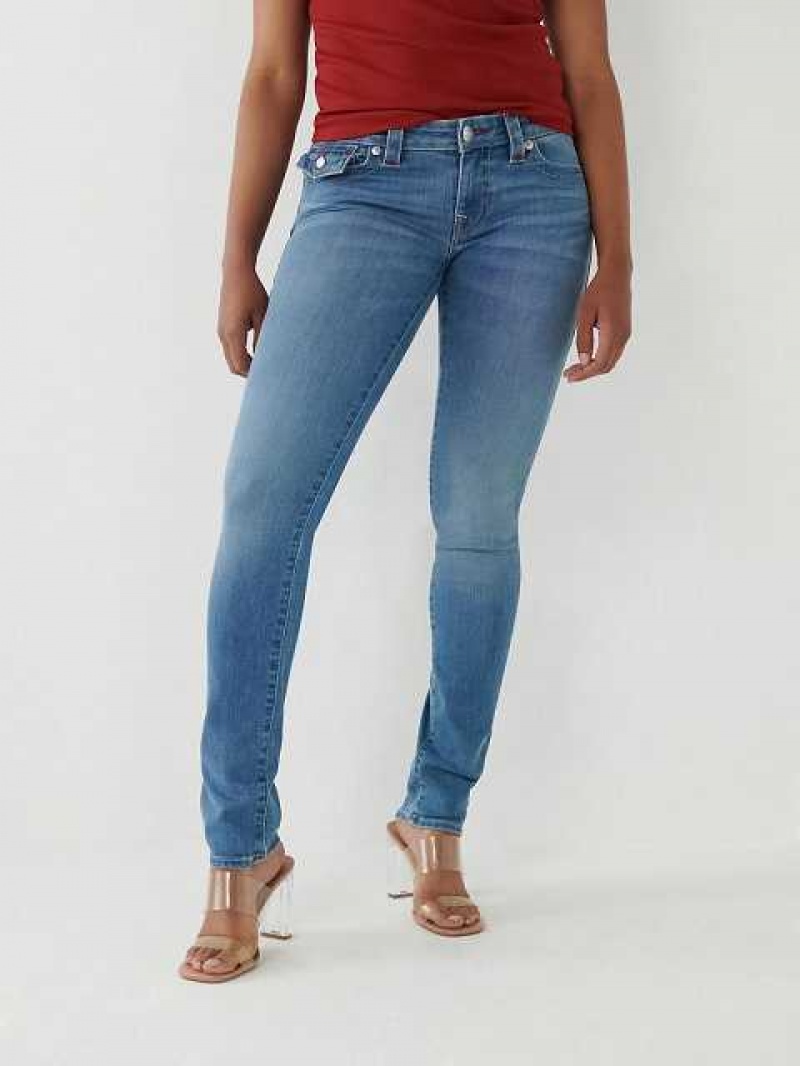 Jeans Skinny True Religion Stella Low Rise Mujer Azules | Colombia-VKRQXJC75