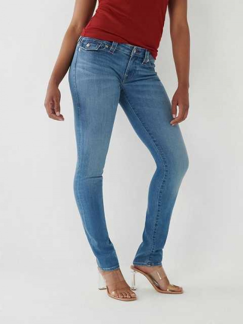 Jeans Skinny True Religion Stella Low Rise Mujer Azules | Colombia-VKRQXJC75