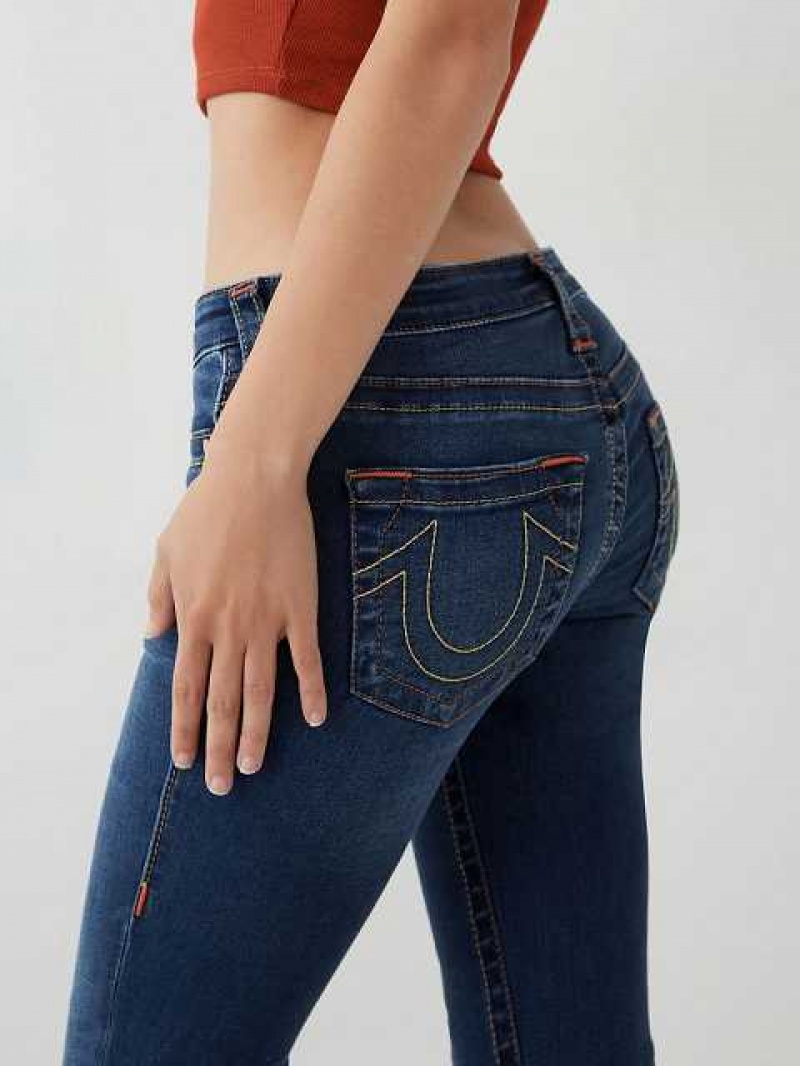 Jeans Skinny True Religion Stella Mujer Azul Marino | Colombia-ADGLIHV24