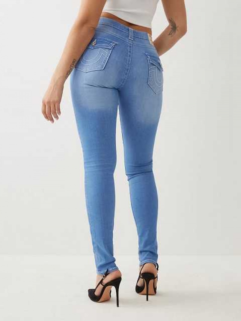 Jeans Skinny True Religion Stella Mujer Azules Claro | Colombia-WERFVTG17