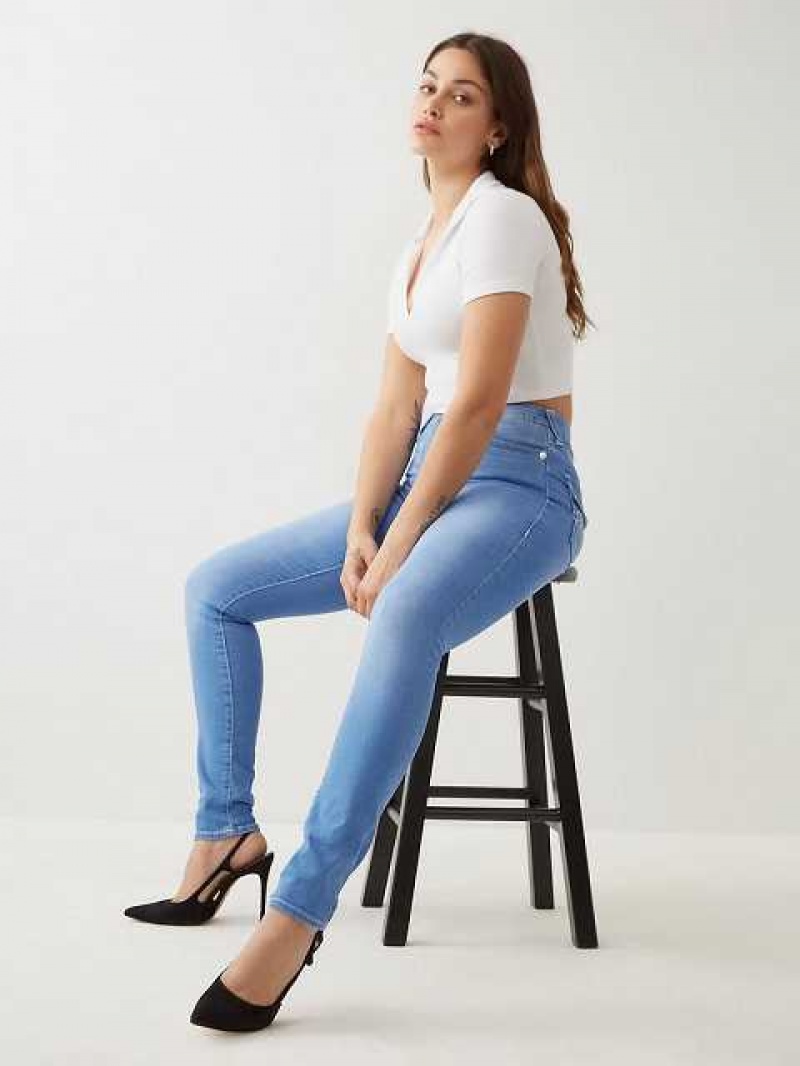 Jeans Skinny True Religion Stella Mujer Azules Claro | Colombia-WERFVTG17