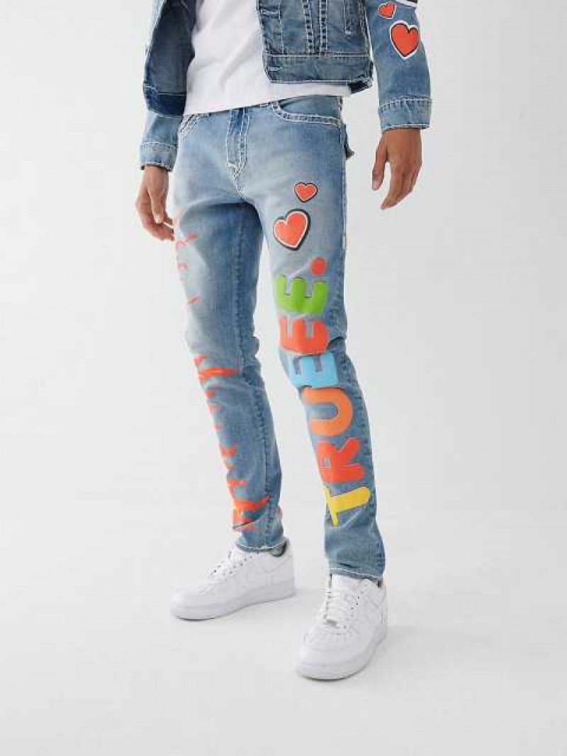 Jeans Skinny True Religion Tr X Chief Keef Hombre Azules | Colombia-ALCGUBZ01