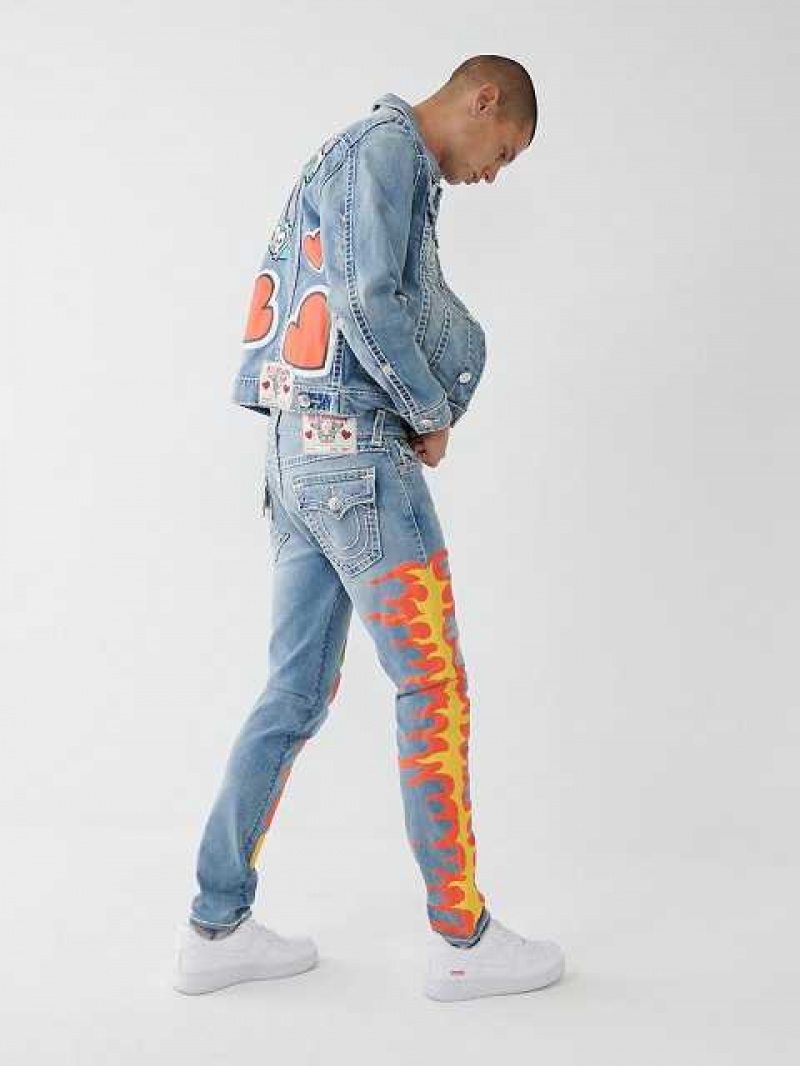 Jeans Skinny True Religion Tr X Chief Keef Hombre Azules | Colombia-ALCGUBZ01