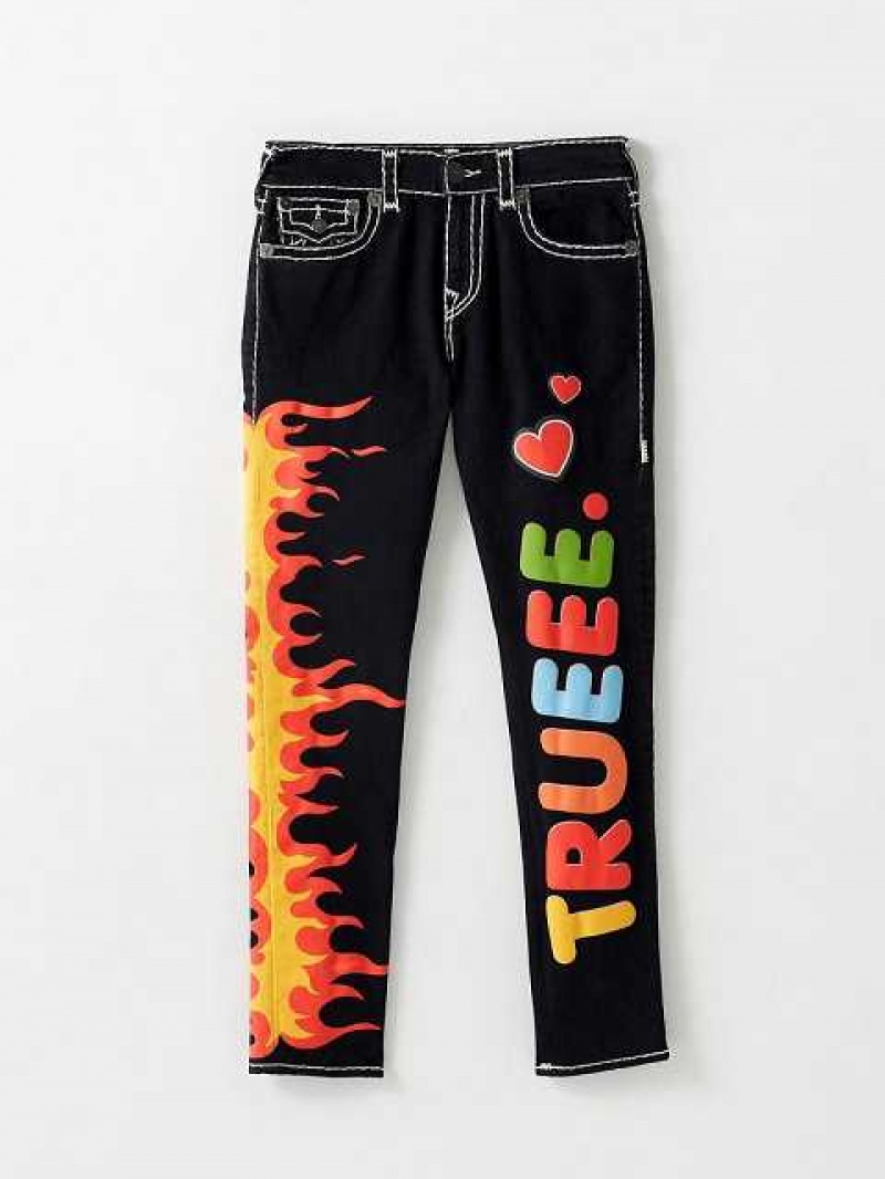 Jeans Skinny True Religion Tr X Chief Keef Super T Hombre Negras | Colombia-ZKRPJBG84