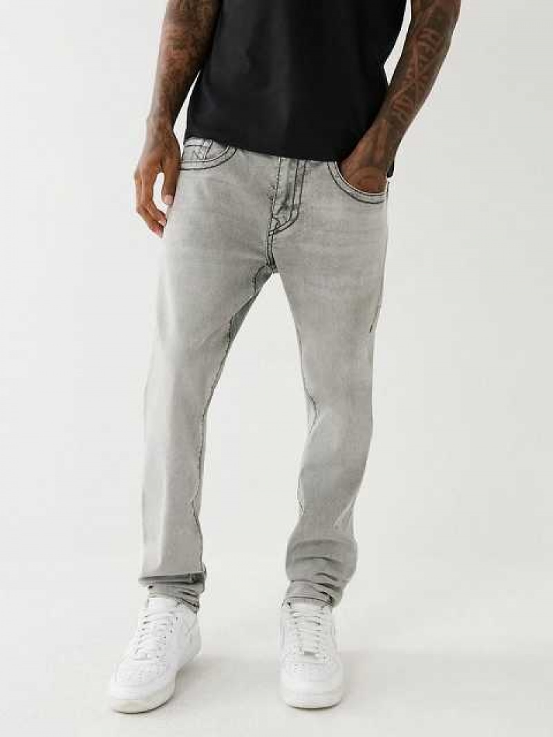 Jeans Slim True Religion Geno Big T Hombre Gris | Colombia-CBPWNJQ34