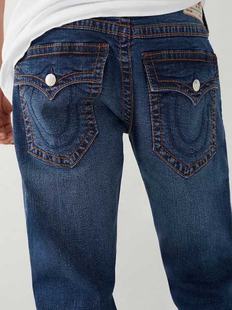 Jeans Slim True Religion Geno Big T Stitch Hombre Azules Oscuro | Colombia-SUEIVOM08