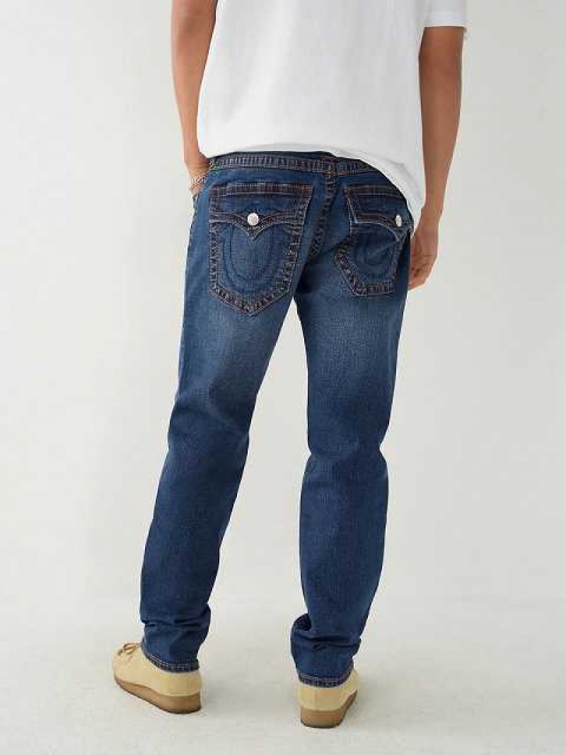 Jeans Slim True Religion Geno Big T Stitch Hombre Azules Oscuro | Colombia-SUEIVOM08