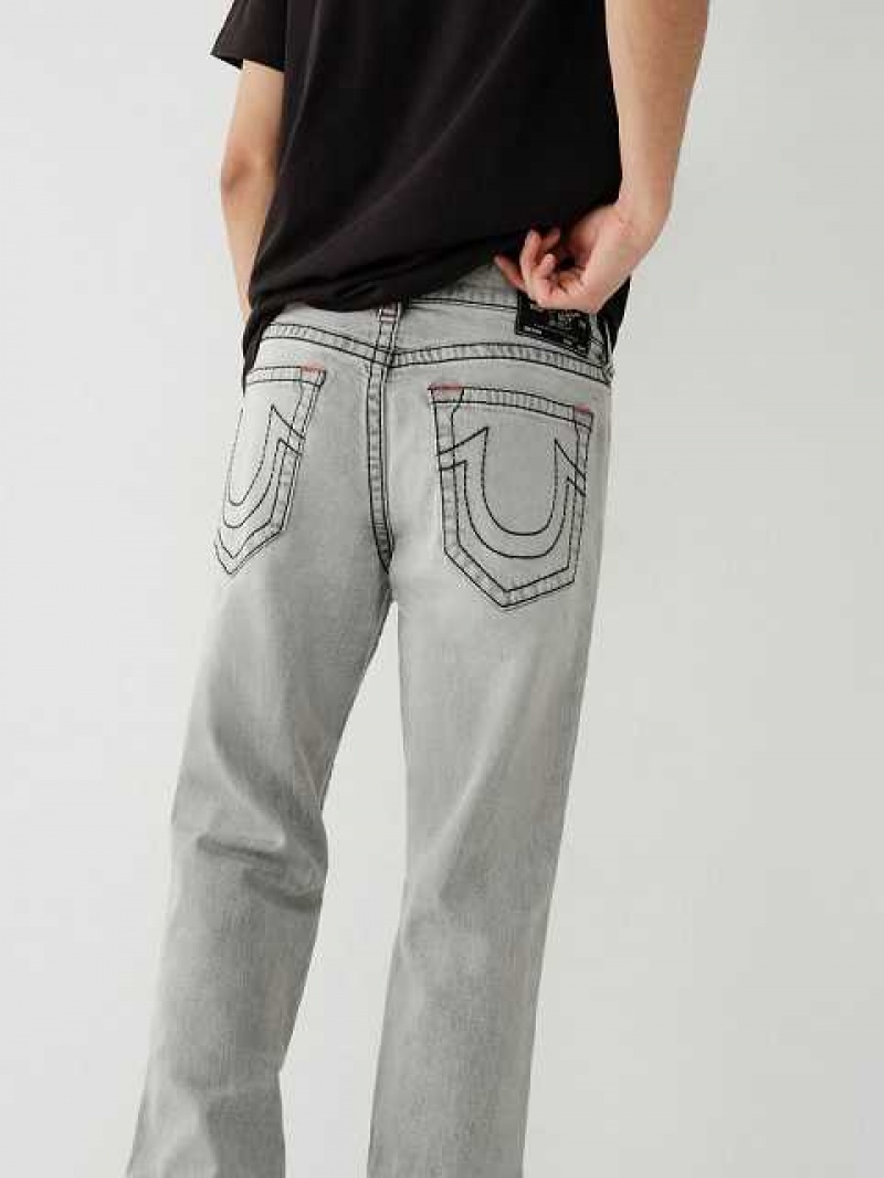 Jeans Slim True Religion Geno Big T Stitch Hombre Gris | Colombia-MYUFDAE72