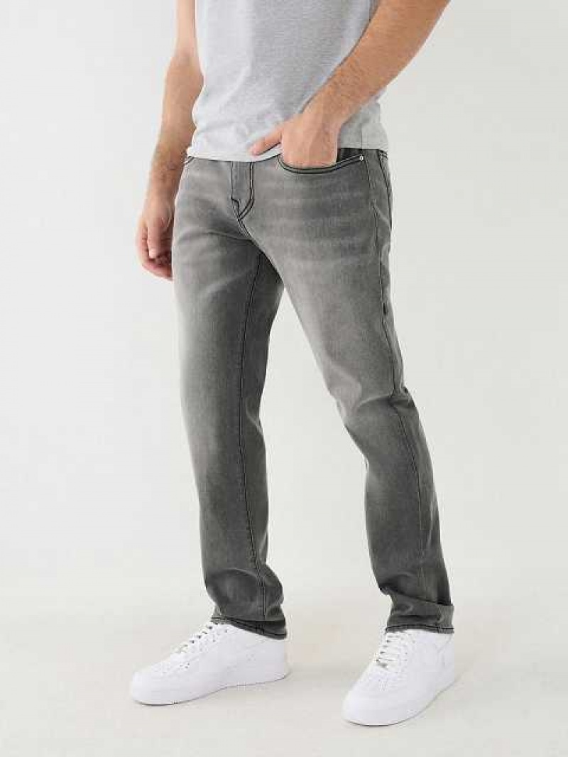 Jeans Slim True Religion Geno Single Needle Hombre Gris | Colombia-UZFSONR67