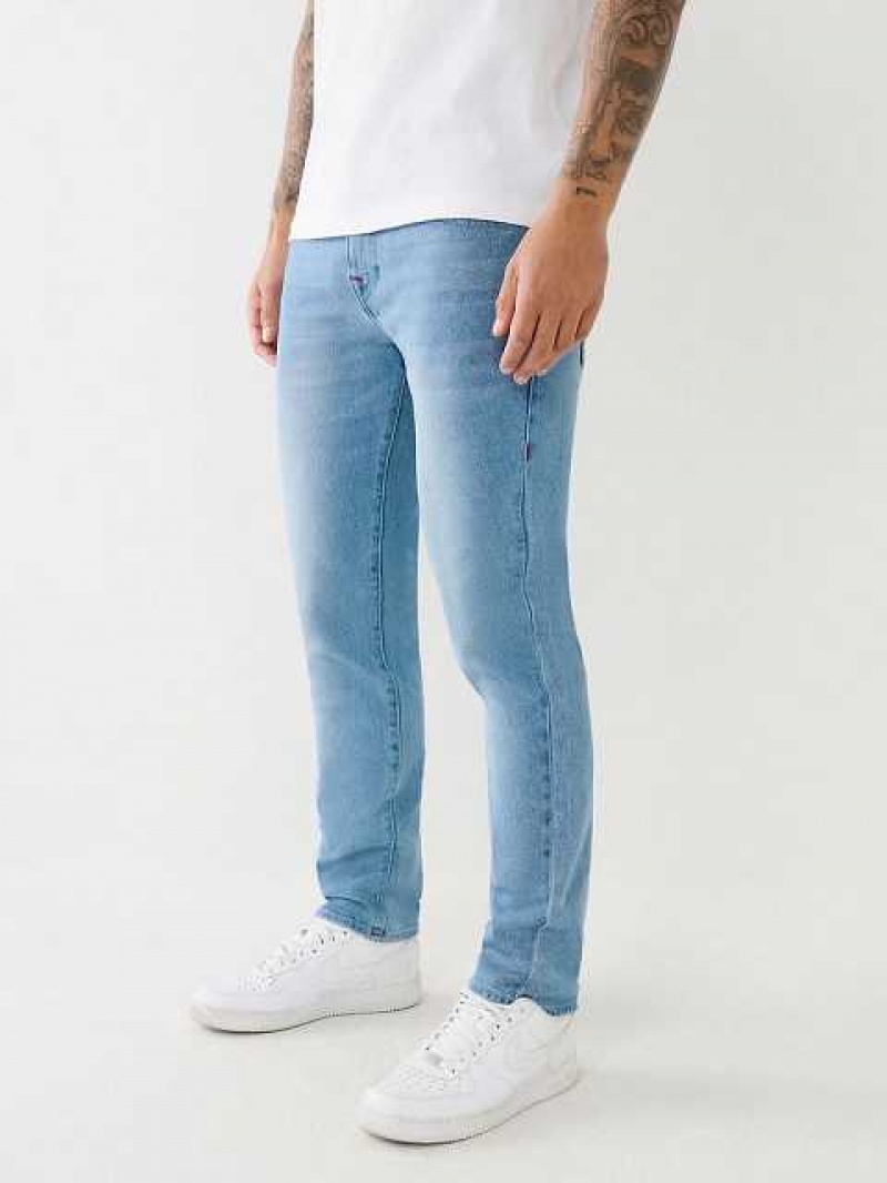 Jeans Slim True Religion Geno Single Needle Hombre Azules | Colombia-KUIYTOX50