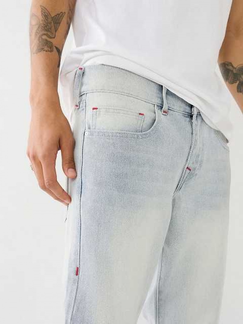 Jeans Slim True Religion Geno Single Needle Hombre Azules Claro | Colombia-UGTEIVH40